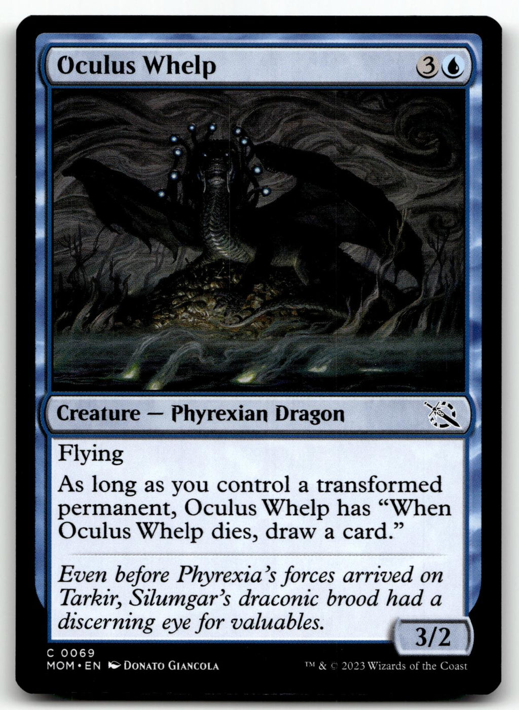 Oculus Whelp 69 Common March of the Machine Magic: The Gathering Near Mint