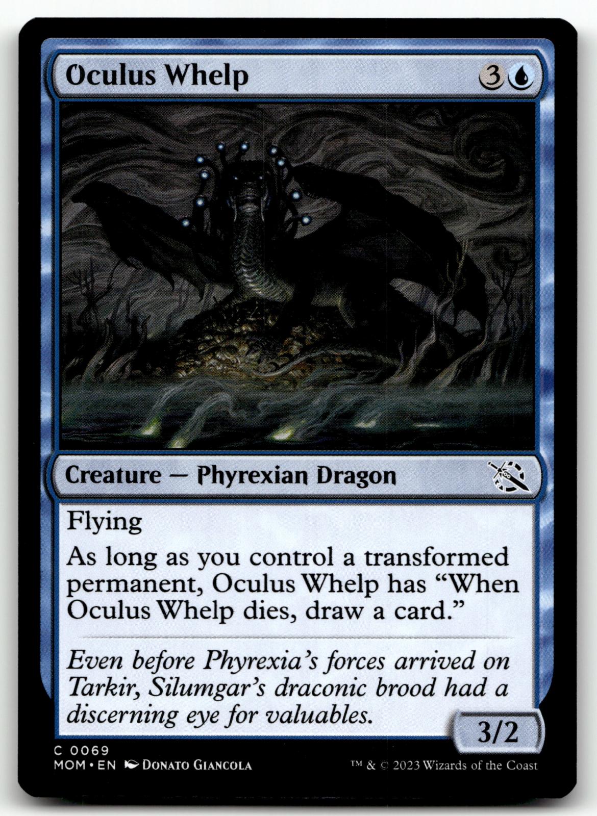 Oculus Whelp 69 Common March of the Machine Magic: The Gathering Near Mint