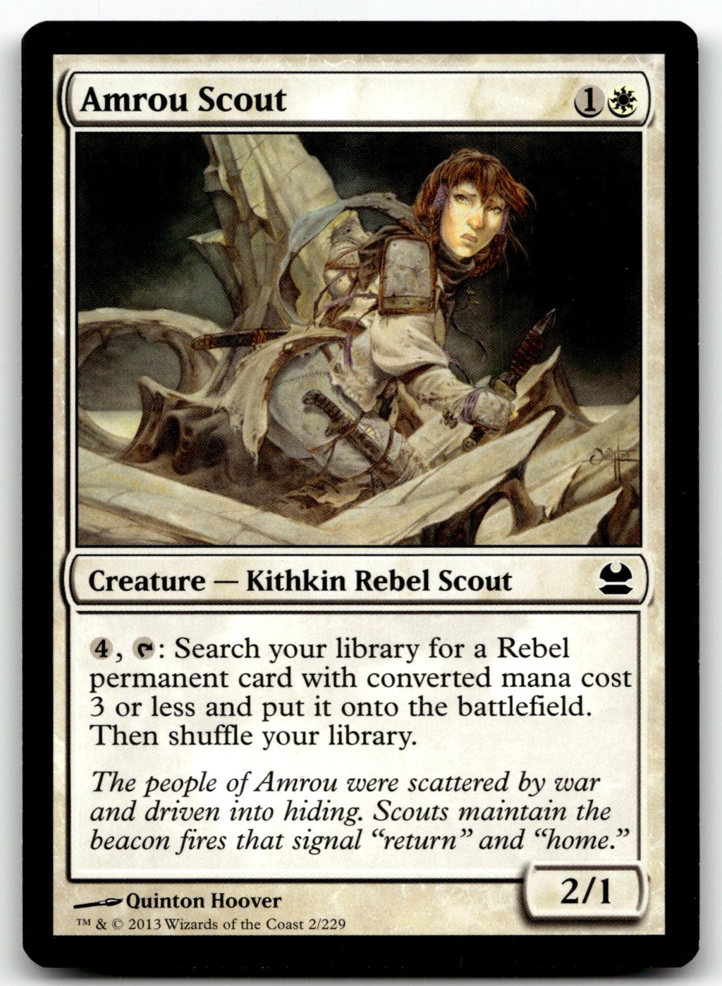 Amrou Scout 2 Common Modern Masters Magic: The Gathering Near Mint