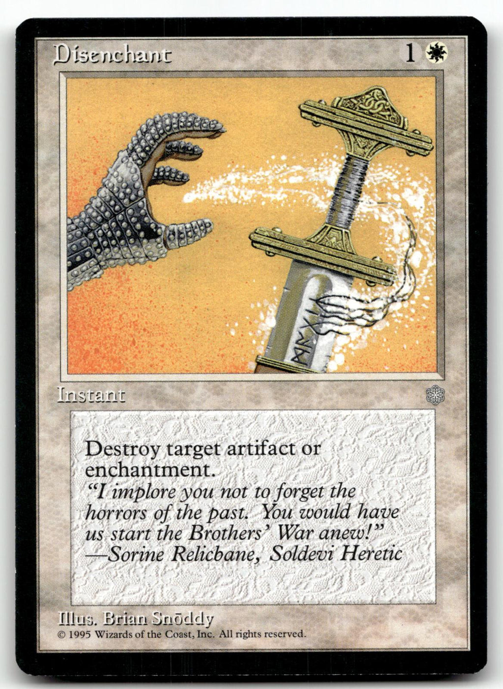 Disenchant 244 Common Ice Age Magic: The Gathering Near Mint