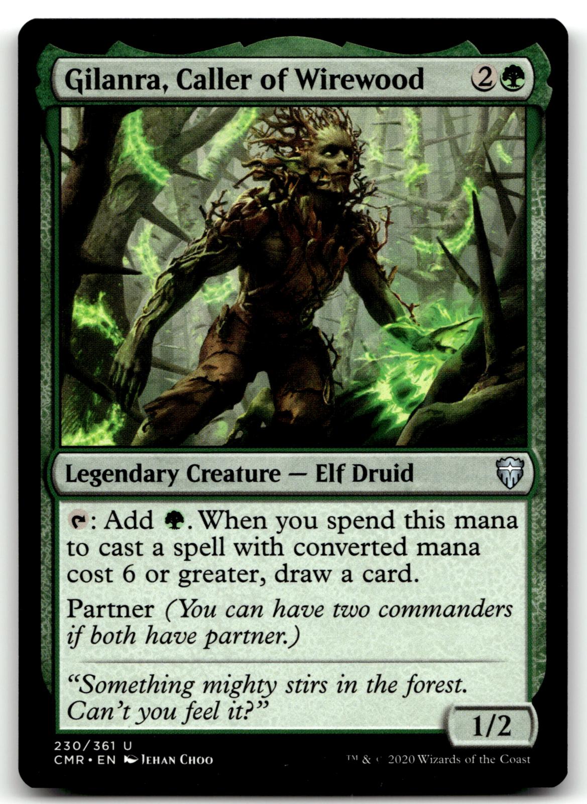 Gilanra, Caller of Wirewood 230 Commander Legends Magic: The Gathering NM