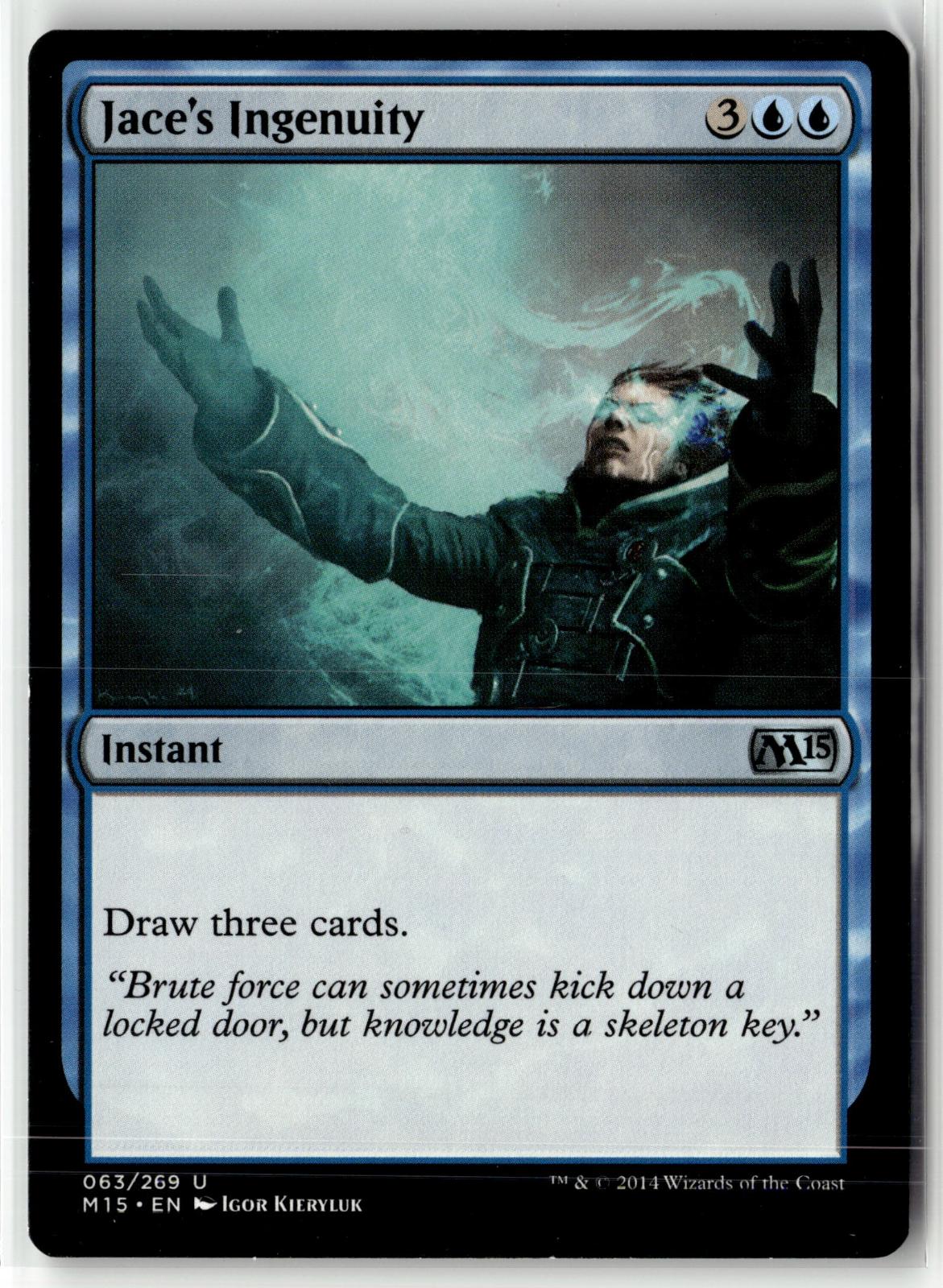 Jace's Ingenuity 63 Uncommon Magic 2015 (M15) Magic: The Gathering Near Mint