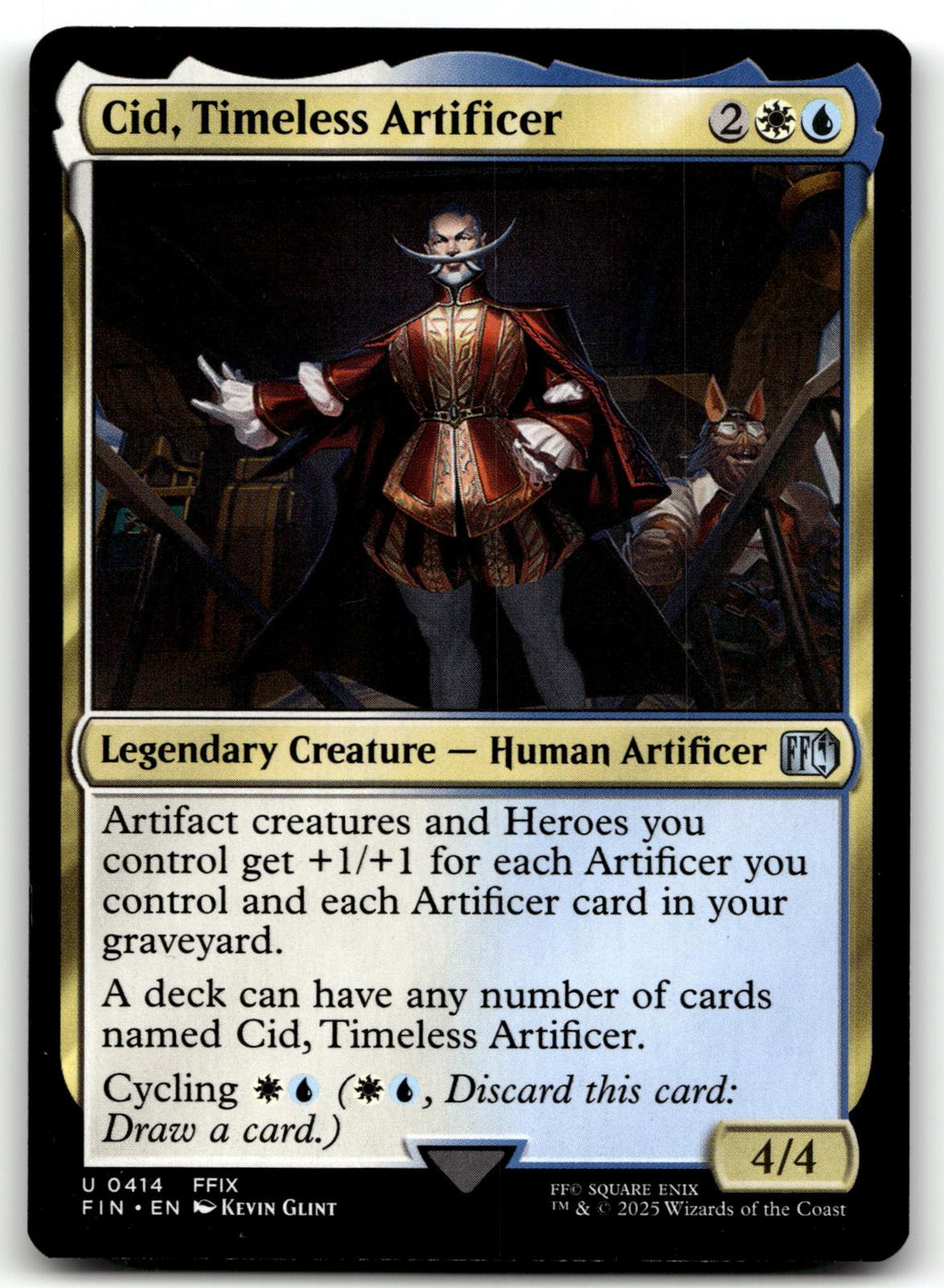 Cid, Timeless Artificer (0414) 414 FINAL FANTASY Magic: The Gathering NM