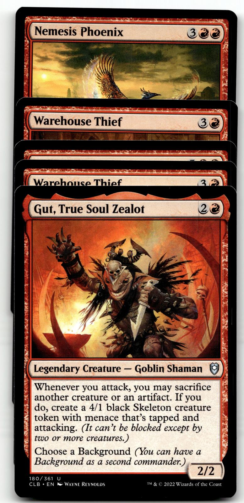 Gut, True Soul Zealot 180 Commander Legends: Battle for Baldur's Gate