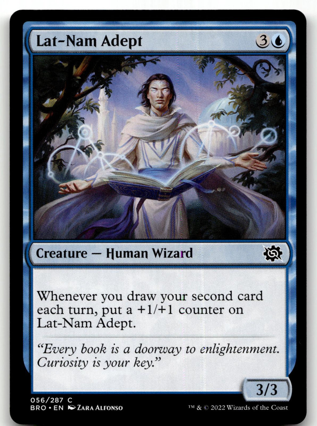 Lat-Nam Adept 56 Common The Brothers' War Magic: The Gathering Near Mint