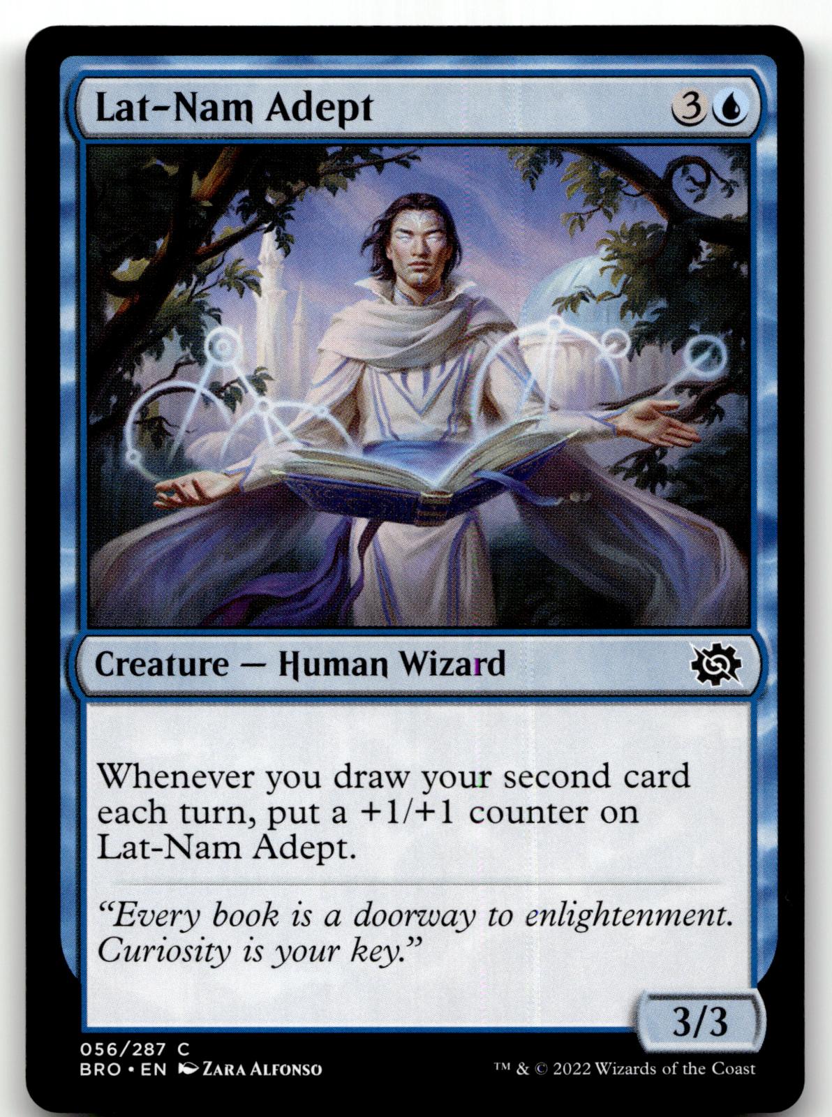 Lat-Nam Adept 56 Common The Brothers' War Magic: The Gathering Near Mint