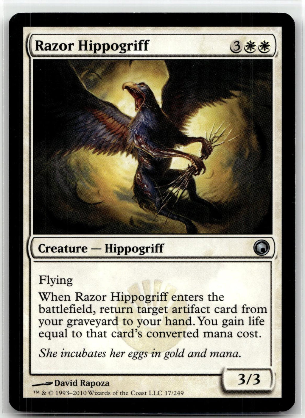Razor Hippogriff 17 Uncommon Scars of Mirrodin Magic: The Gathering Near Mint