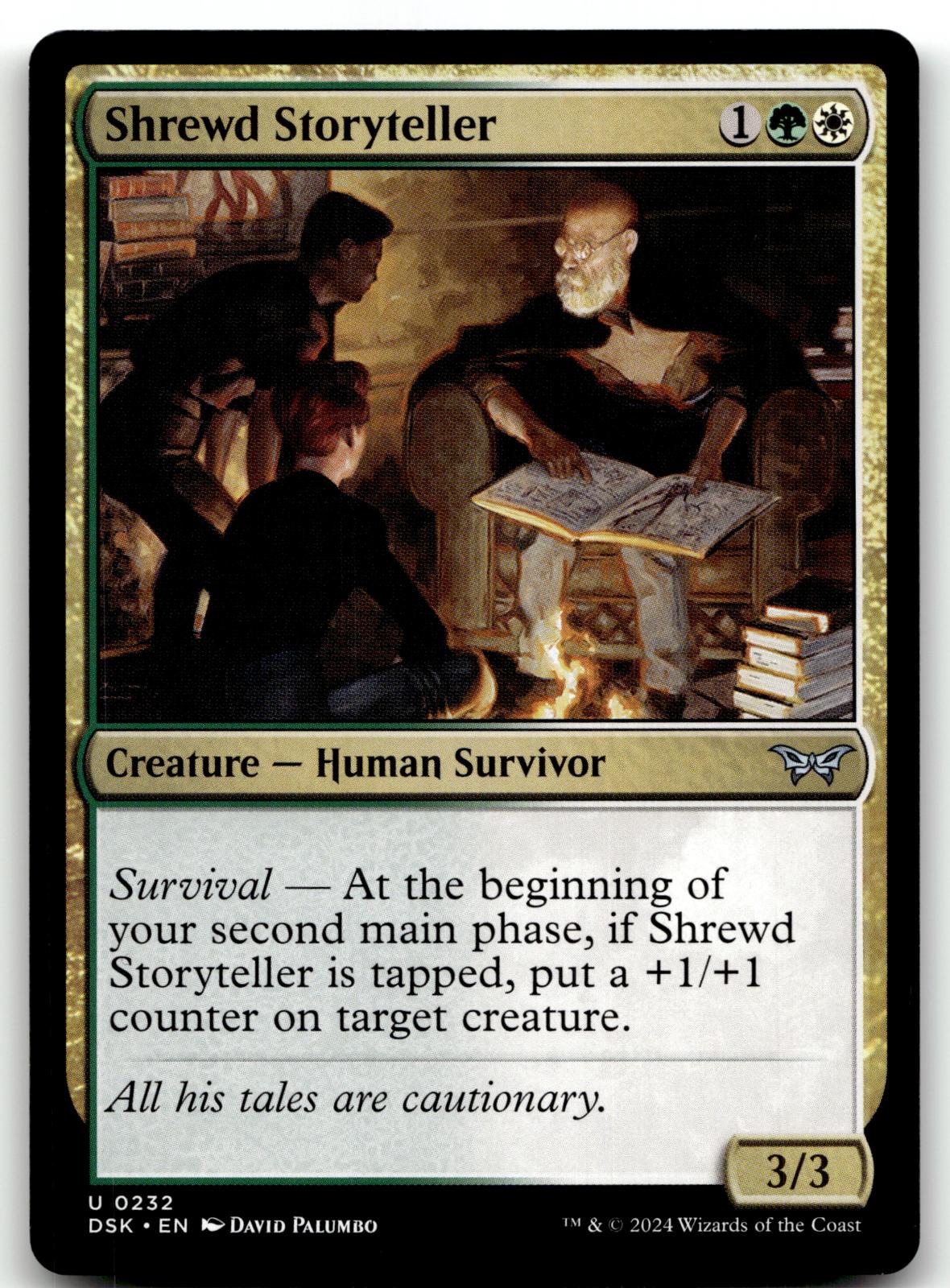 Shrewd Storyteller 232 Duskmourn: House of Horror Magic: The Gathering NM