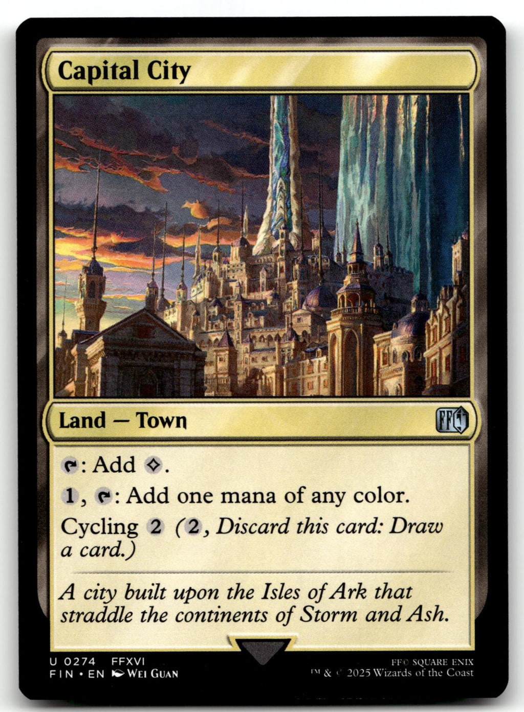 Capital City 274 Uncommon FINAL FANTASY Magic: The Gathering Near Mint