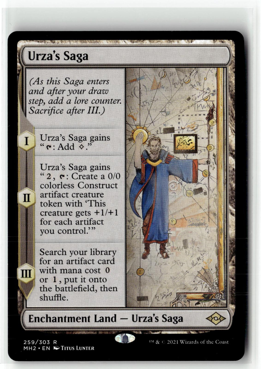 Urza's Saga 259 Rare Modern Horizons 2 Magic: The Gathering Near Mint