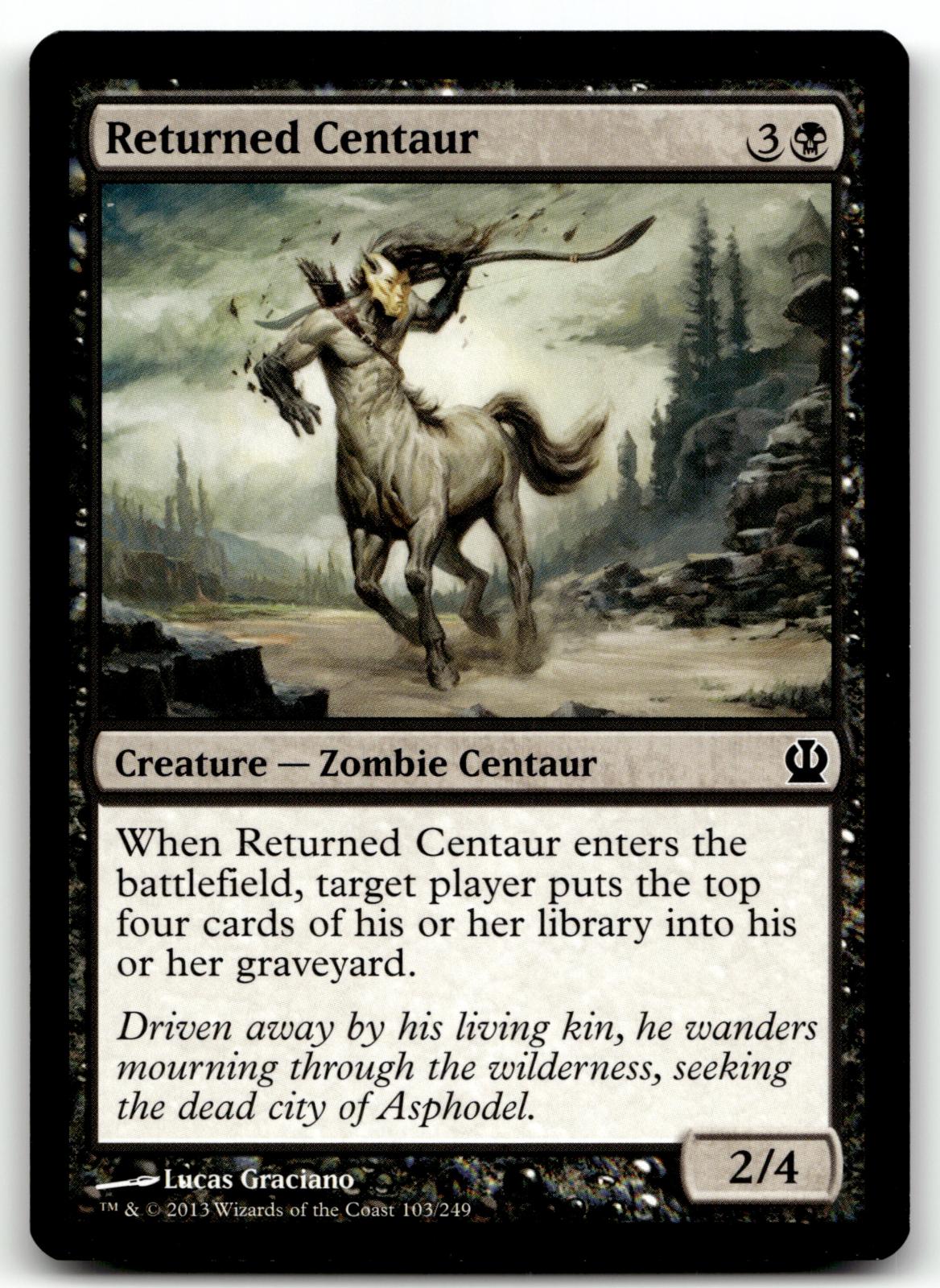 Returned Centaur 103 Common Theros Magic: The Gathering Near Mint