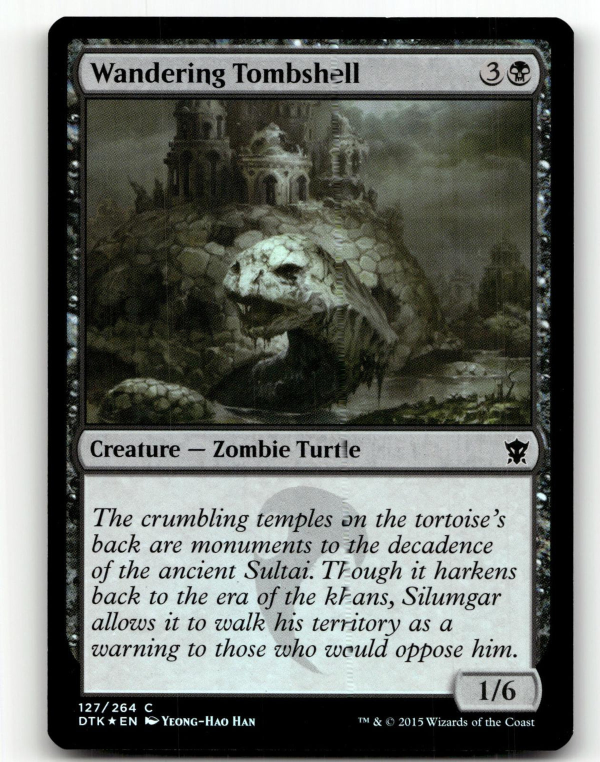 Wandering Tombshell 127 Common Dragons of Tarkir Magic: The Gathering Foil NM