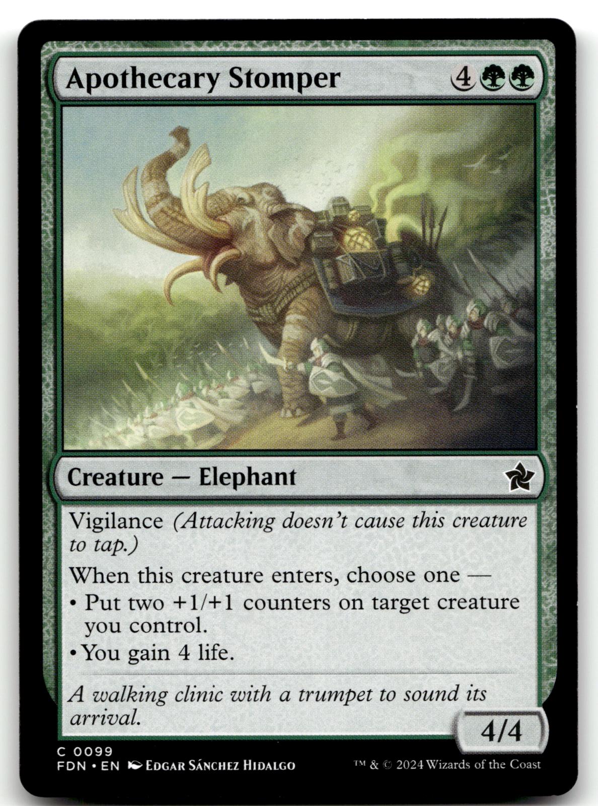 Apothecary Stomper 99 Common Foundations Magic: The Gathering Near Mint