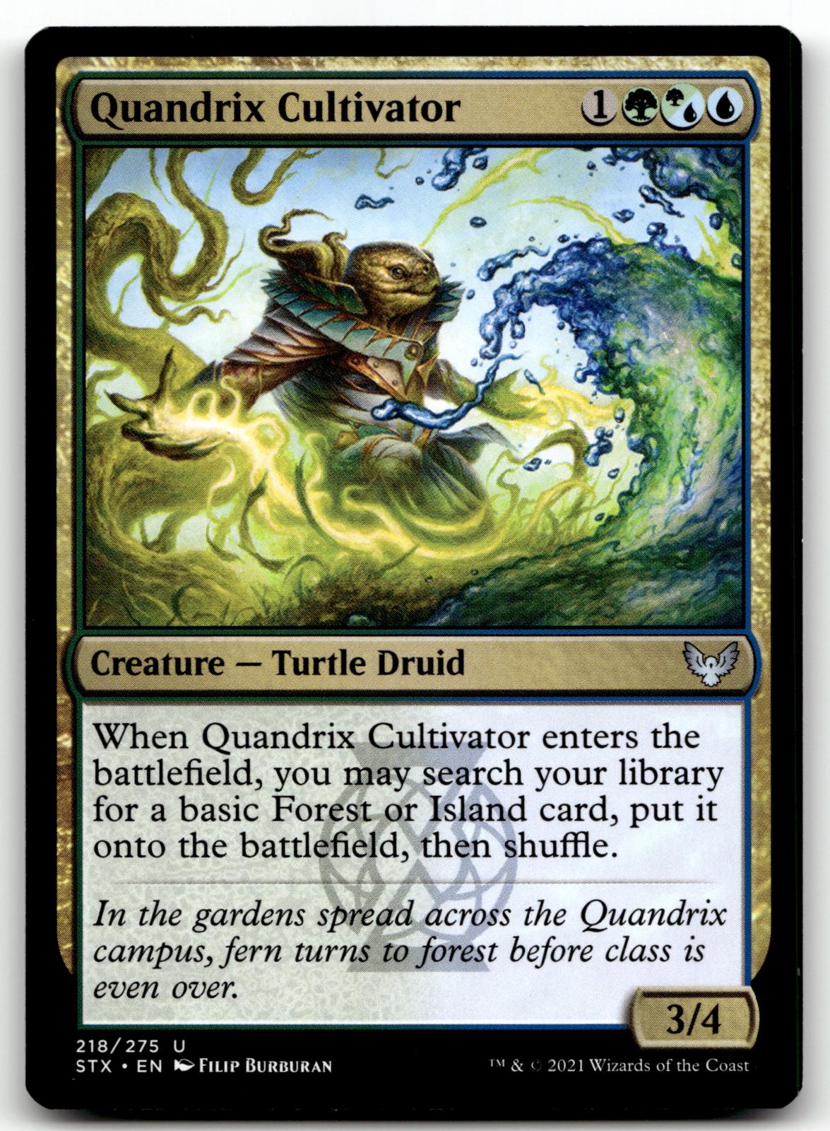 Quandrix Cultivator 218 Strixhaven: School of Mages Magic: The Gathering NM