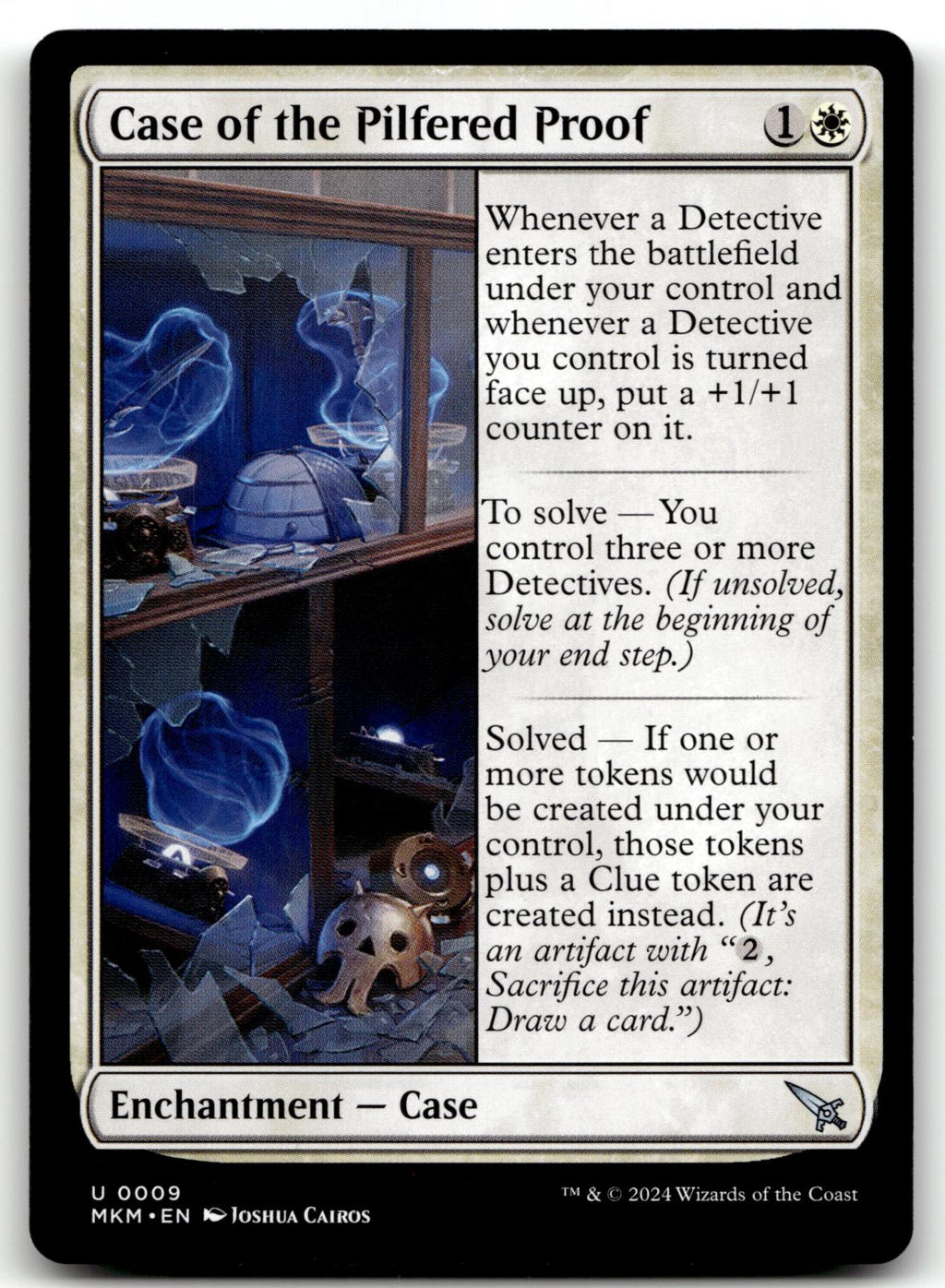 Case of the Pilfered Proof 9 Murders at Karlov Manor Magic: The Gathering NM