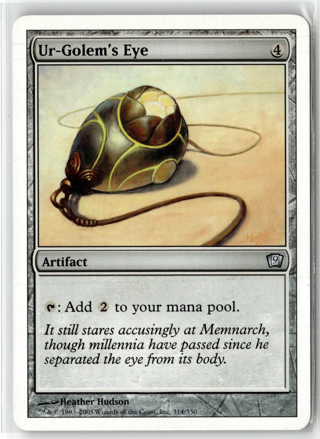 Ur-Golem's Eye 314 Uncommon 9th Edition Magic: The Gathering Near Mint