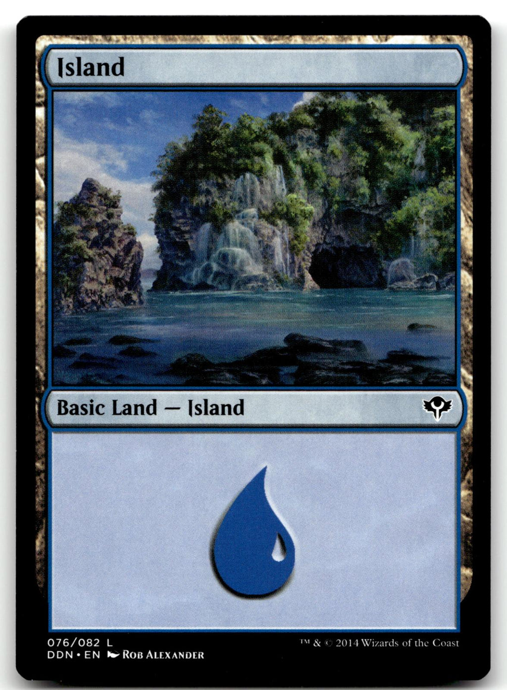 Island (076) 76 Land Duel Decks: Speed vs. Cunning Magic: The Gathering NM