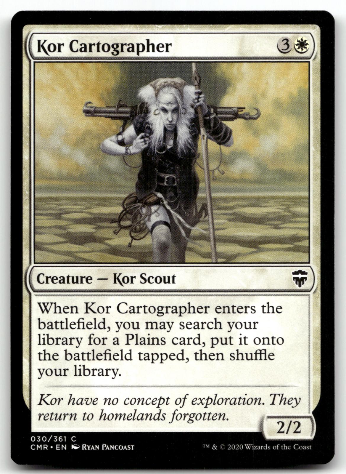 Kor Cartographer (30) 30 Common Commander Legends Magic: The Gathering Near Mint