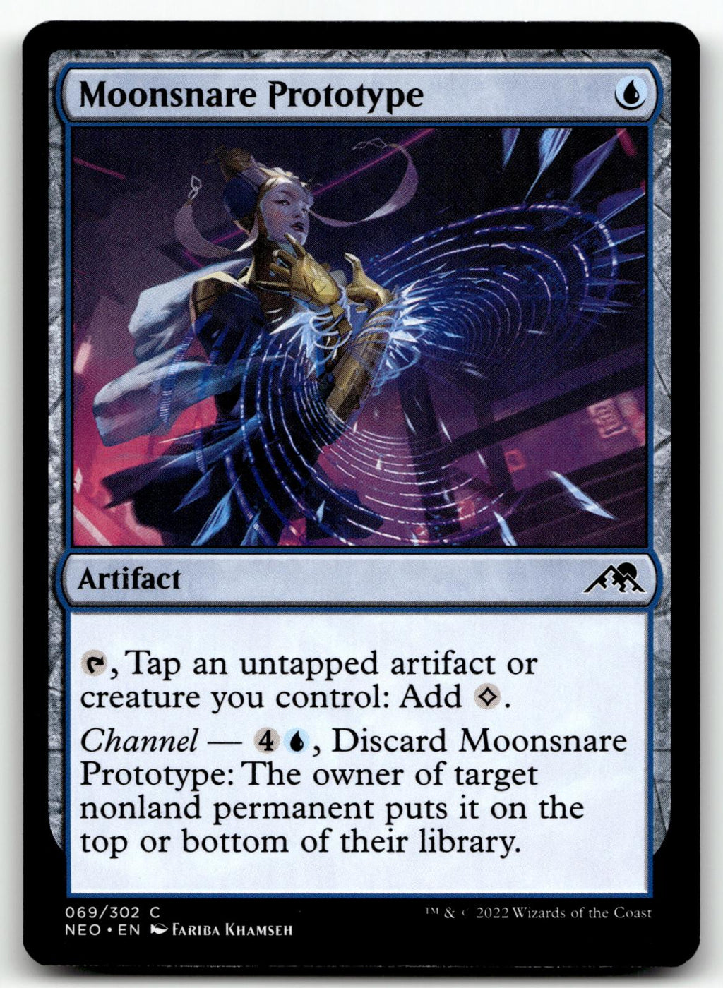 Moonsnare Prototype 69 Common Kamigawa: Neon Dynasty Magic: The Gathering NM