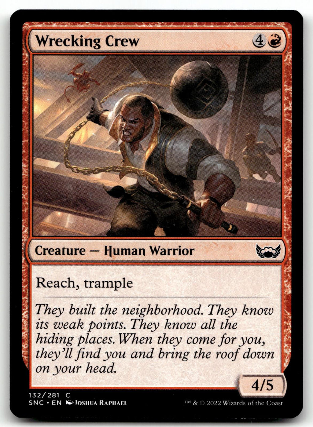 Wrecking Crew 132 Common Streets of New Capenna Magic: The Gathering Near Mint