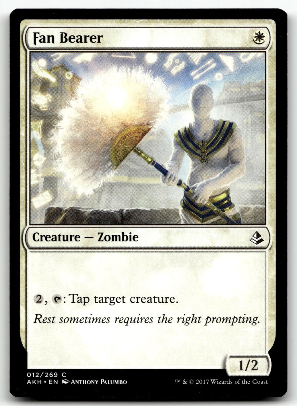 Fan Bearer 12 Common Amonkhet Magic: The Gathering Near Mint