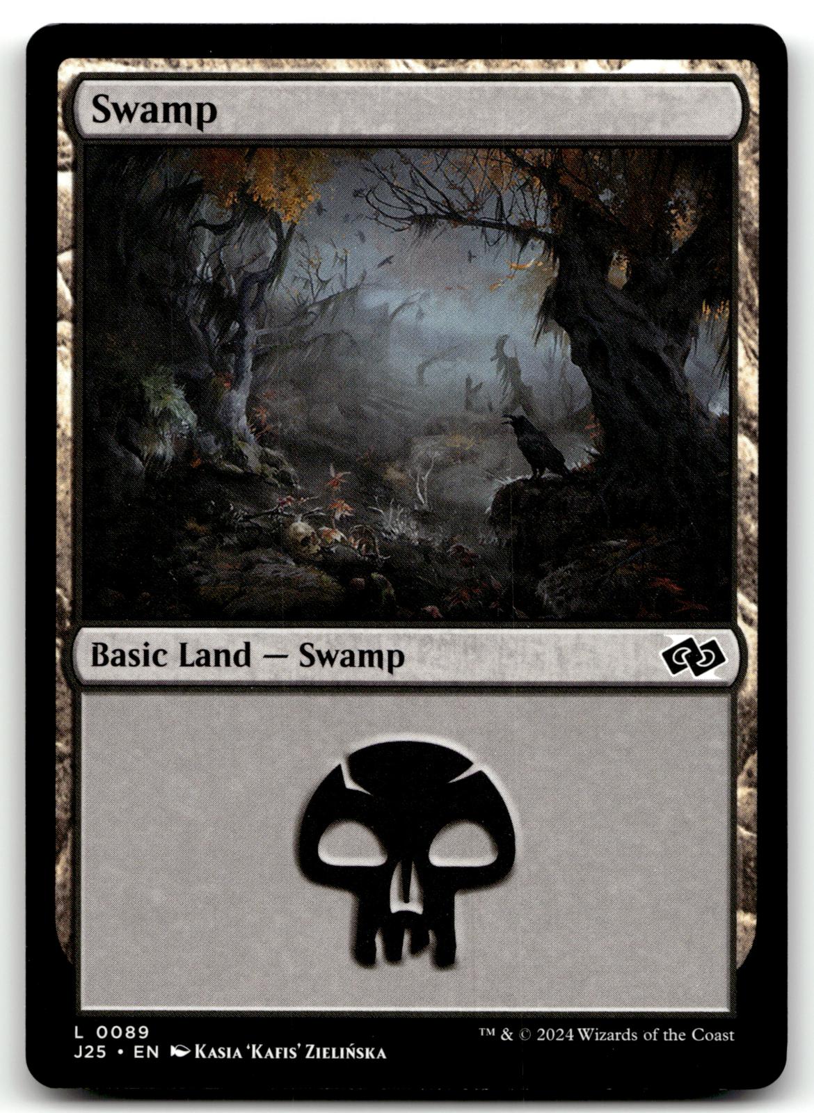 Swamp (0089) 89 Land Foundations Jumpstart Magic: The Gathering Near Mint