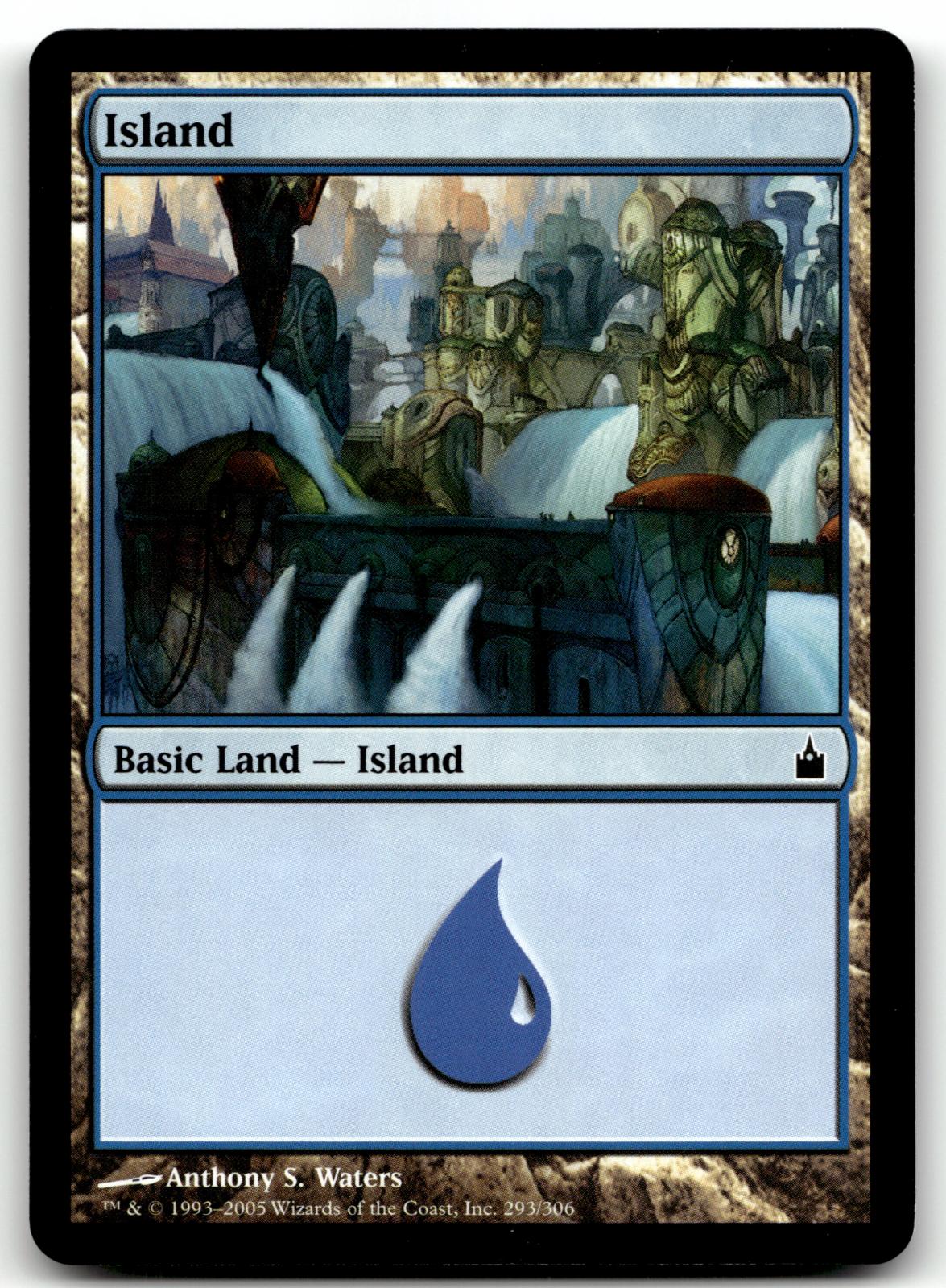 Island (293) 293 Land Ravnica: City of Guilds Magic: The Gathering Near Mint
