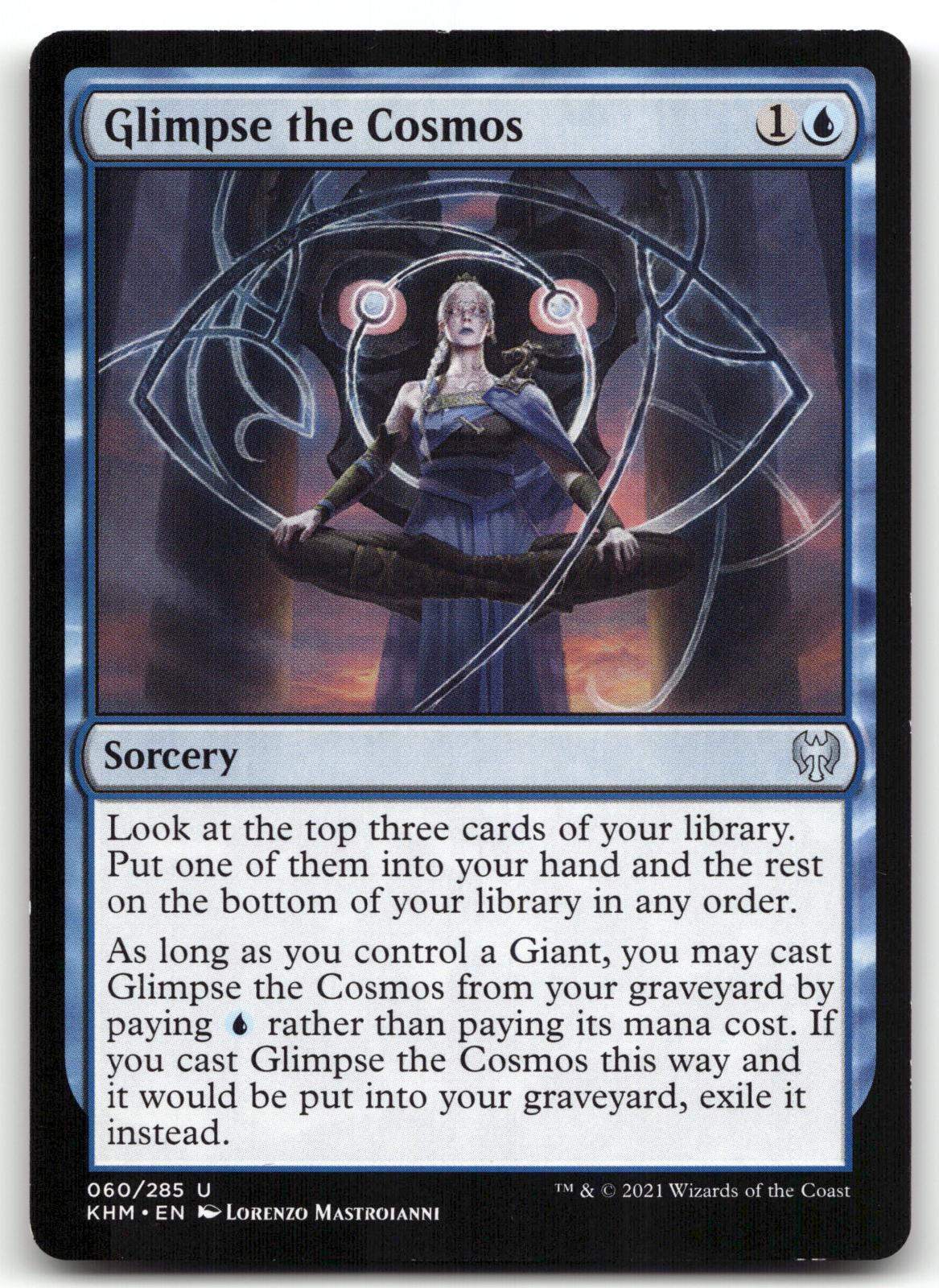 Glimpse the Cosmos 60 Uncommon Kaldheim Magic: The Gathering Near Mint