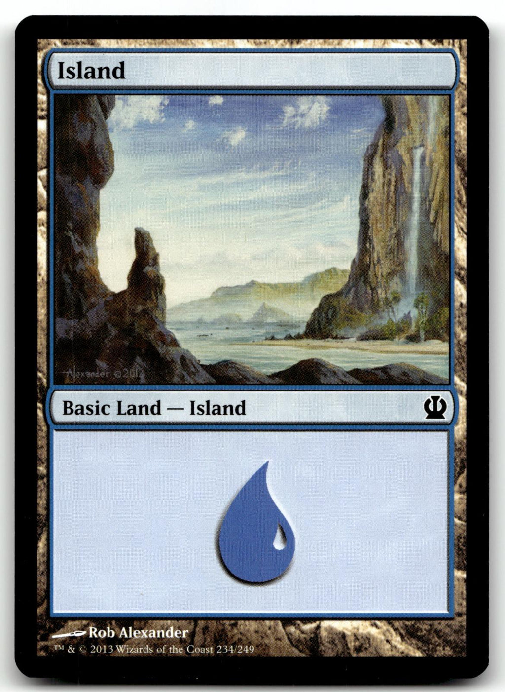 Island (234) 234 Land Theros Magic: The Gathering Near Mint