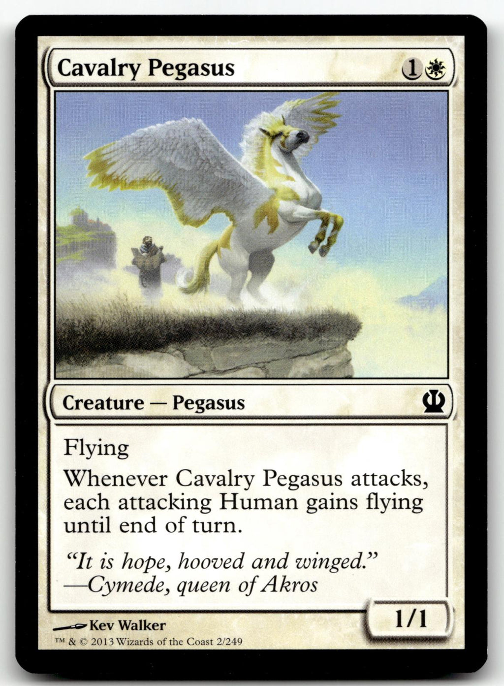 Cavalry Pegasus 2 Common Theros Magic: The Gathering Near Mint