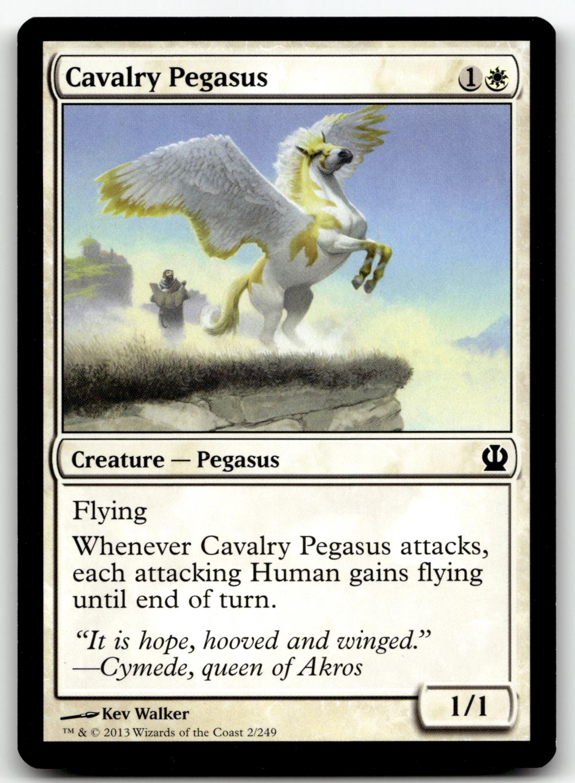 Cavalry Pegasus 2 Common Theros Magic: The Gathering Near Mint