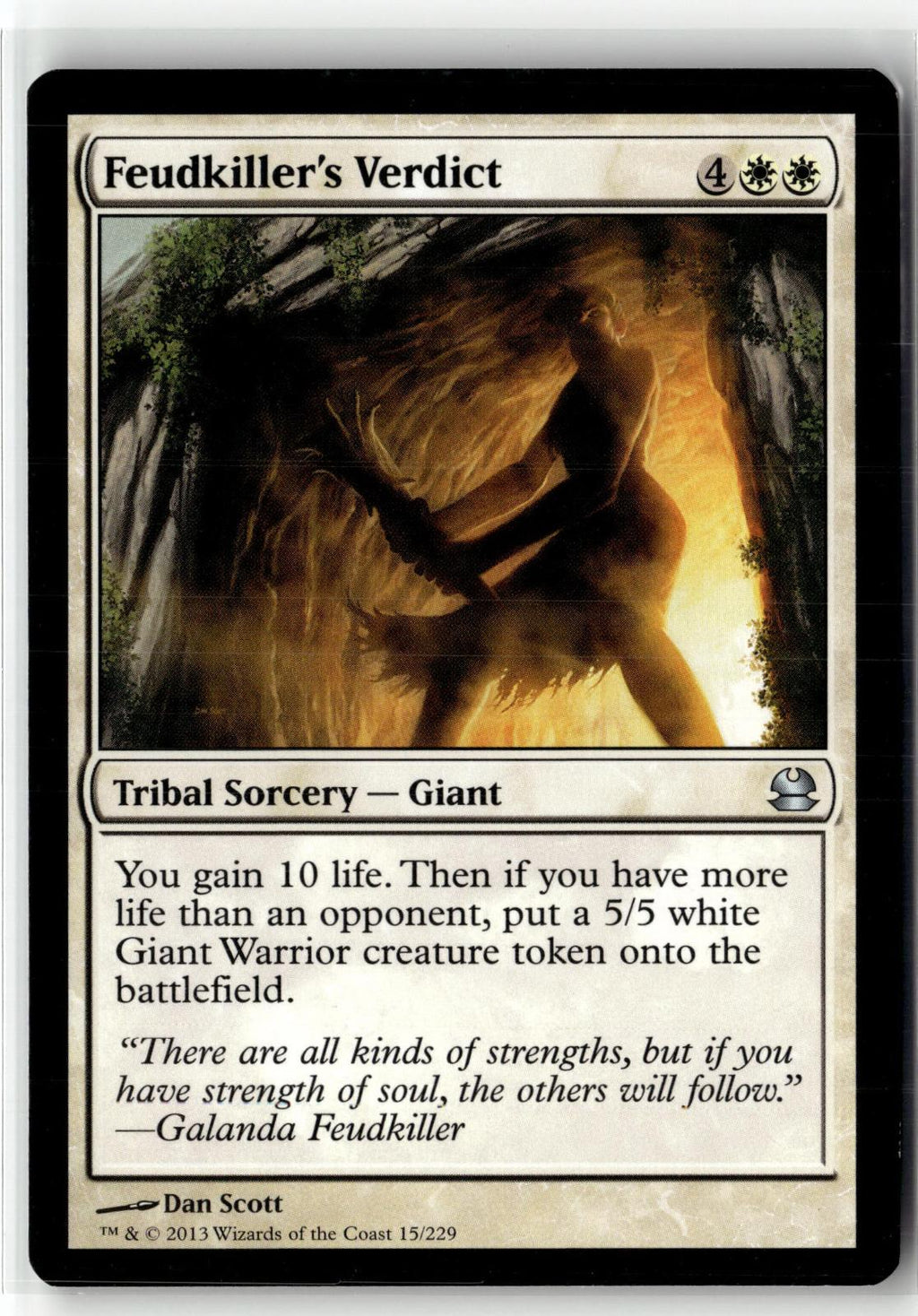 Feudkiller's Verdict 15 Uncommon Modern Masters Magic: The Gathering Near Mint