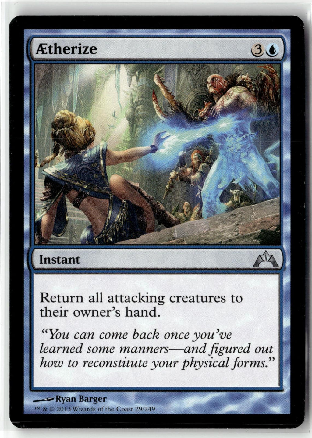 Aetherize 29 Uncommon Gatecrash Magic: The Gathering Near Mint