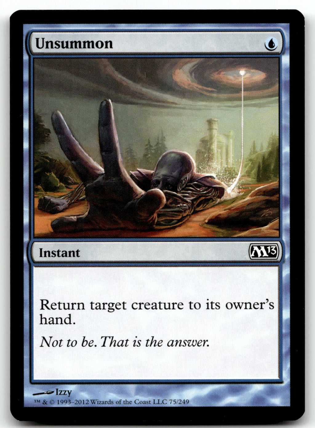 Unsummon 75 Common Magic 2013 (M13) Magic: The Gathering Near Mint