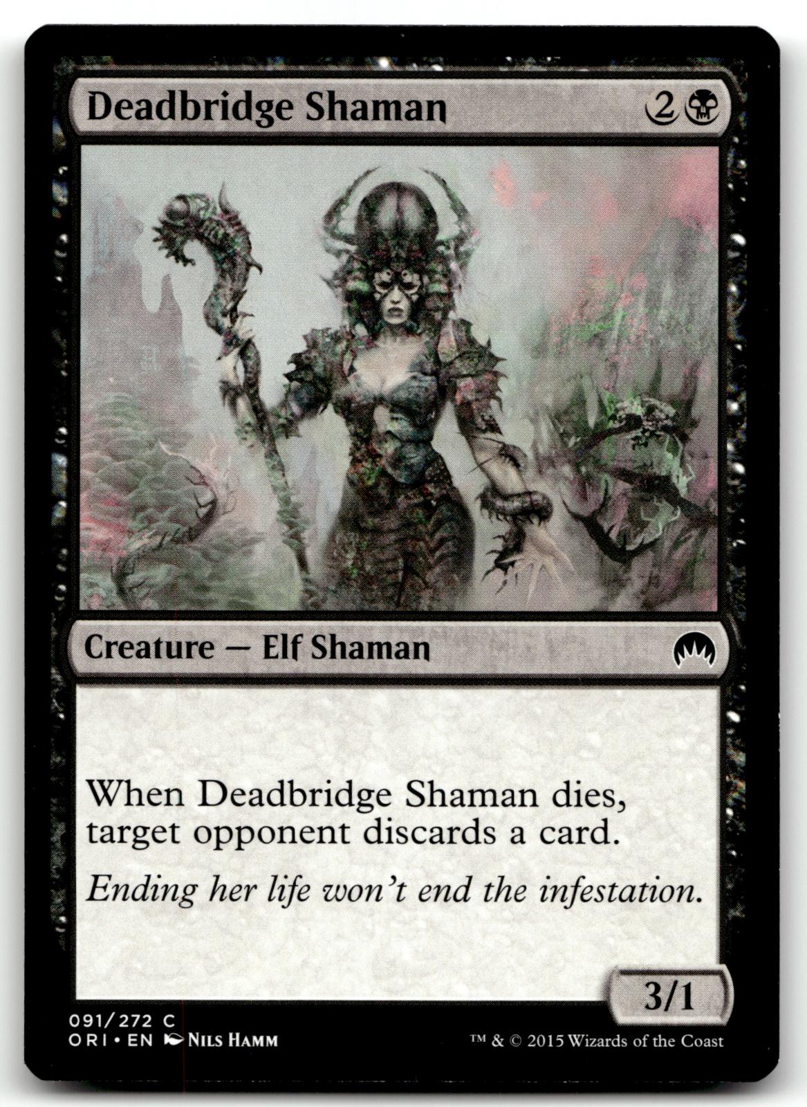 Deadbridge Shaman 91 Common Magic Origins Magic: The Gathering Near Mint