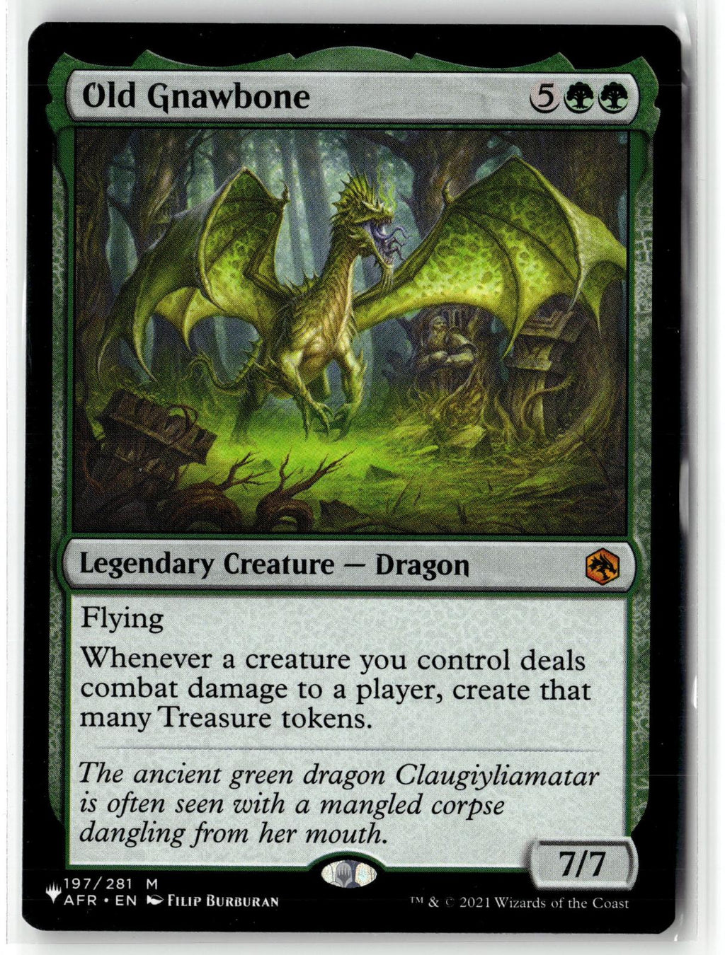 Old Gnawbone 197 Promo Pack: Adventures in the Forgotten Realms Magic:  NM