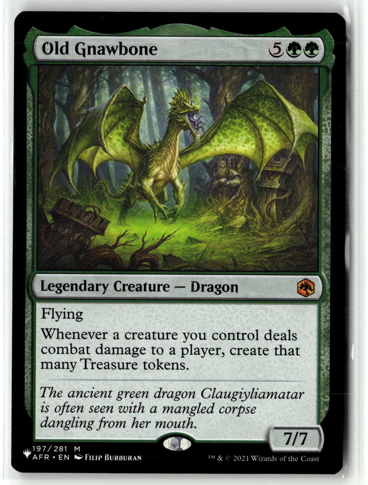 Old Gnawbone 197 Promo Pack: Adventures in the Forgotten Realms Magic:  NM