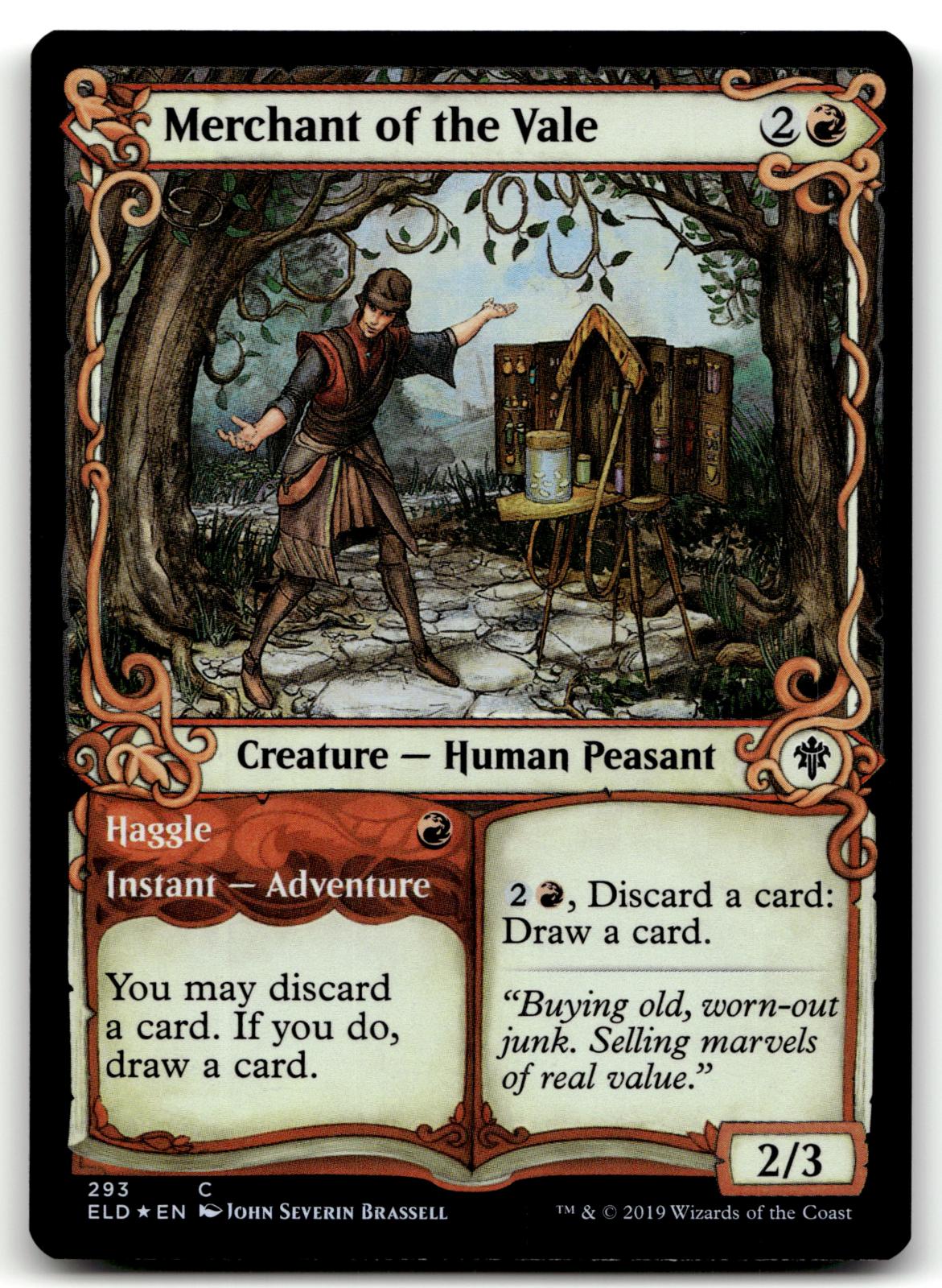 Merchant of the Vale (Showcase) 293 Throne of Eldraine Magic: The Gathering Foil NM