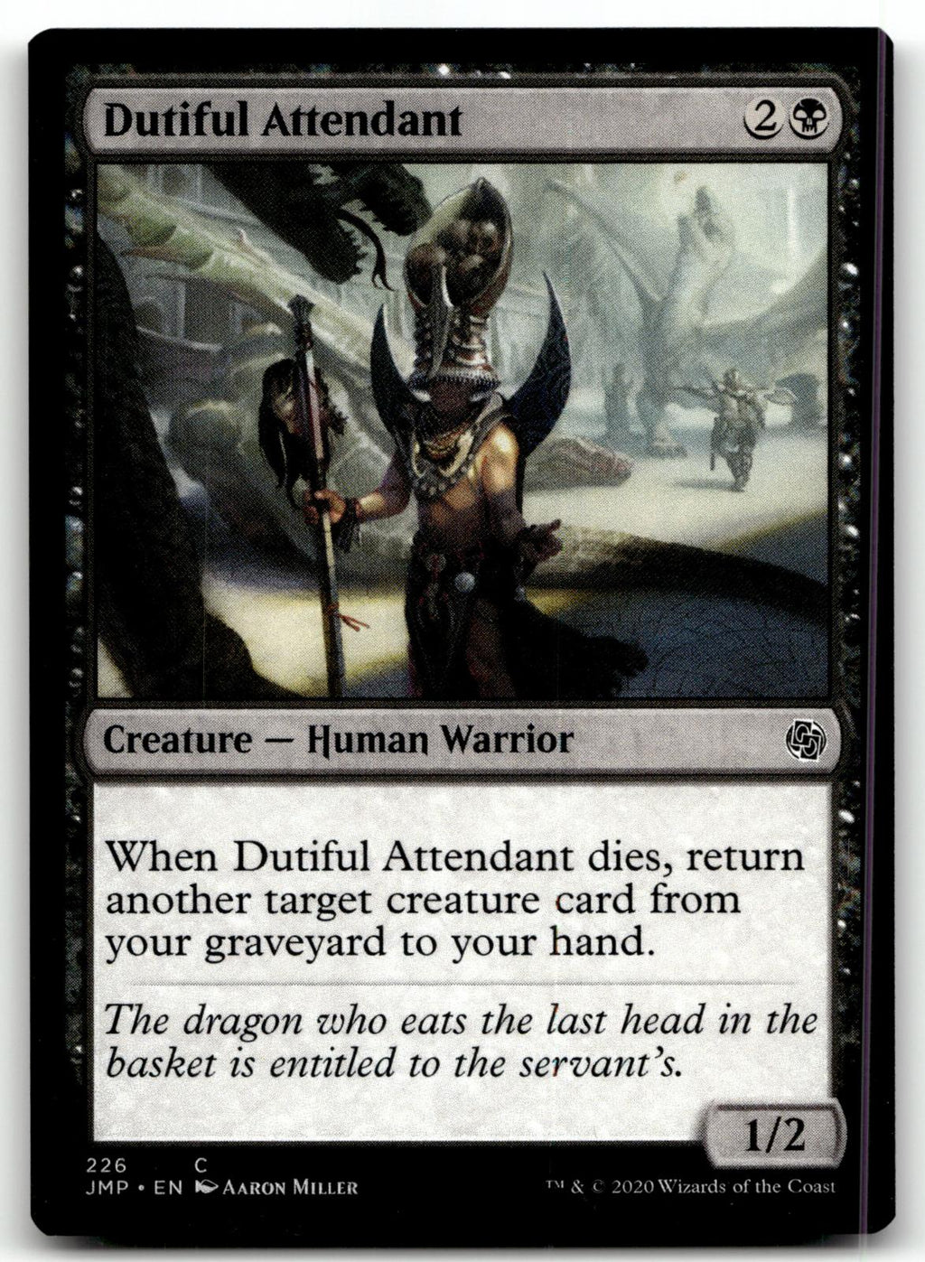 Dutiful Attendant 226 Common Jumpstart Magic: The Gathering Near Mint