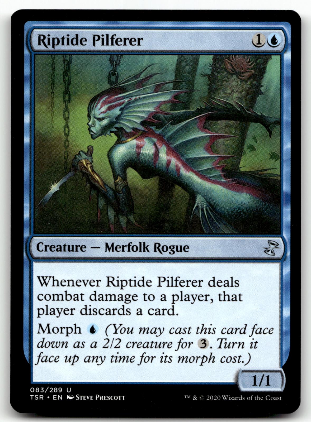 Riptide Pilferer 83 Uncommon Time Spiral: Remastered Magic: The Gathering NM