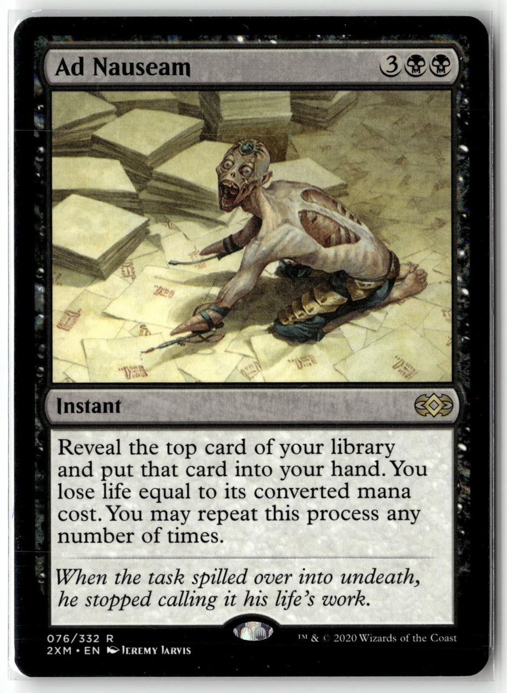 Ad Nauseam 76 Rare Double Masters Magic: The Gathering Near Mint