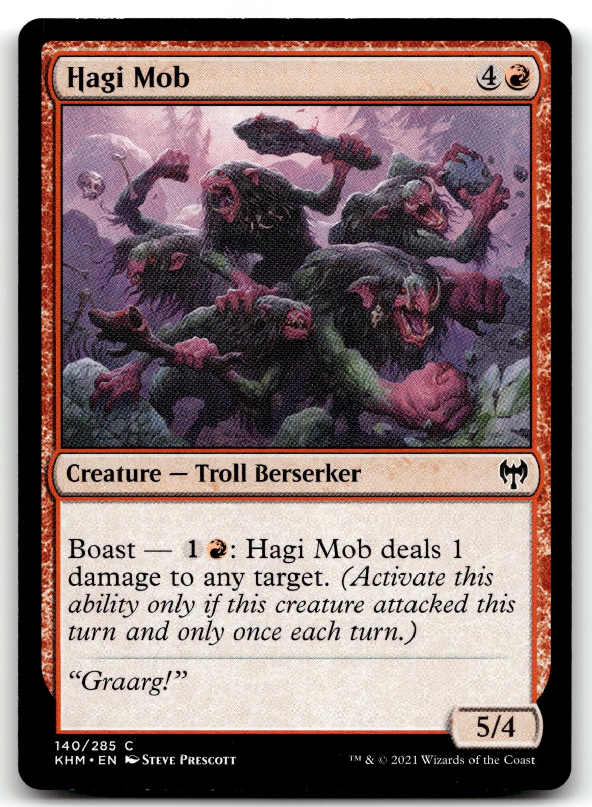 Hagi Mob 140 Common Kaldheim Magic: The Gathering Near Mint