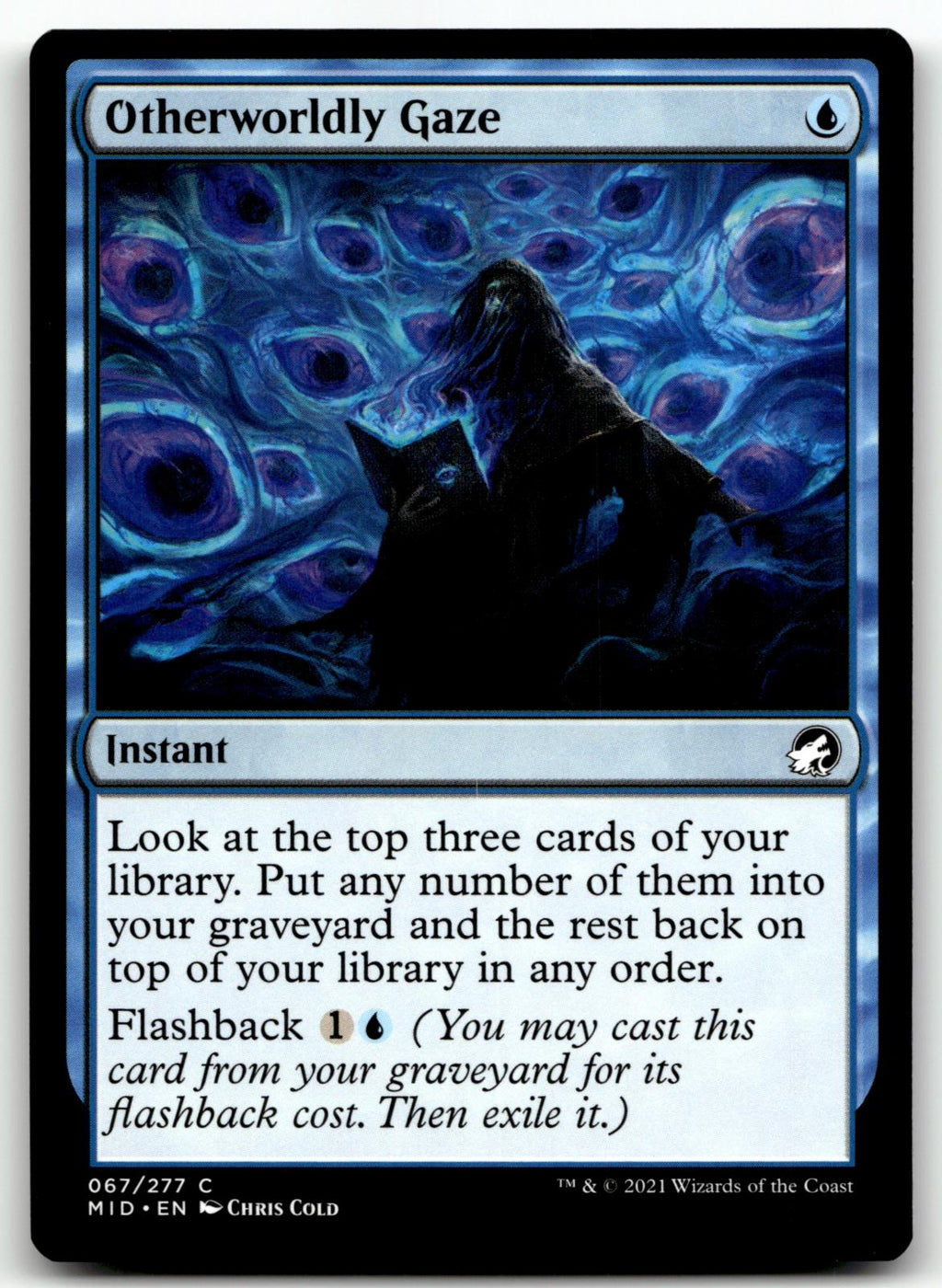 Otherworldly Gaze 67 Common Innistrad: Midnight Hunt Magic: The Gathering NM