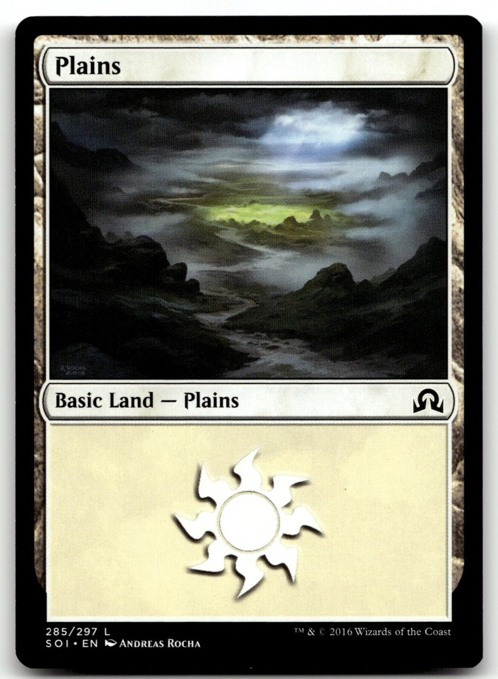 Plains (285) 285 Land Shadows over Innistrad Magic: The Gathering Near Mint