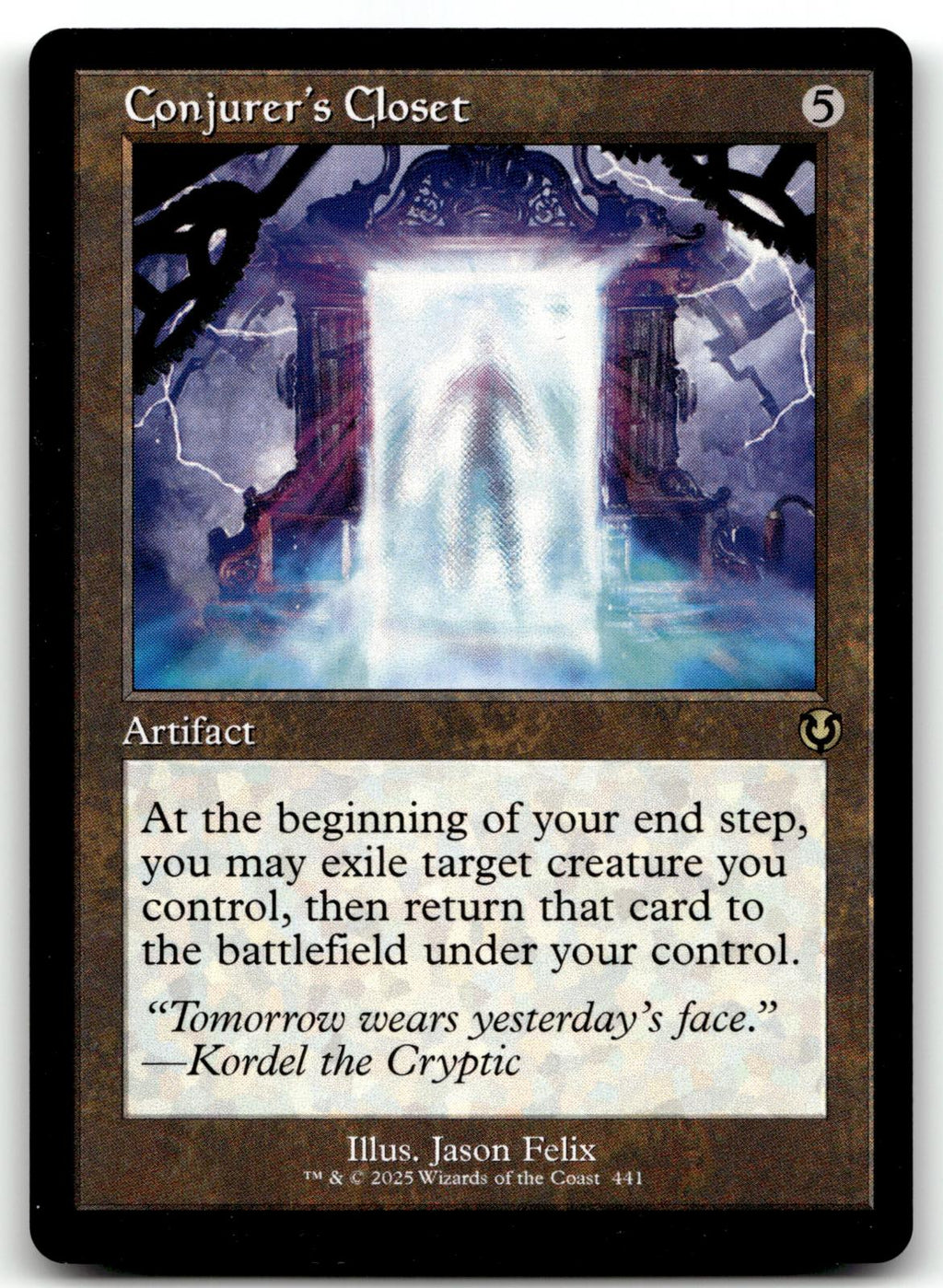 Conjurer's Closet (Retro Frame) 441 Innistrad Remastered Magic: The Gathering NM