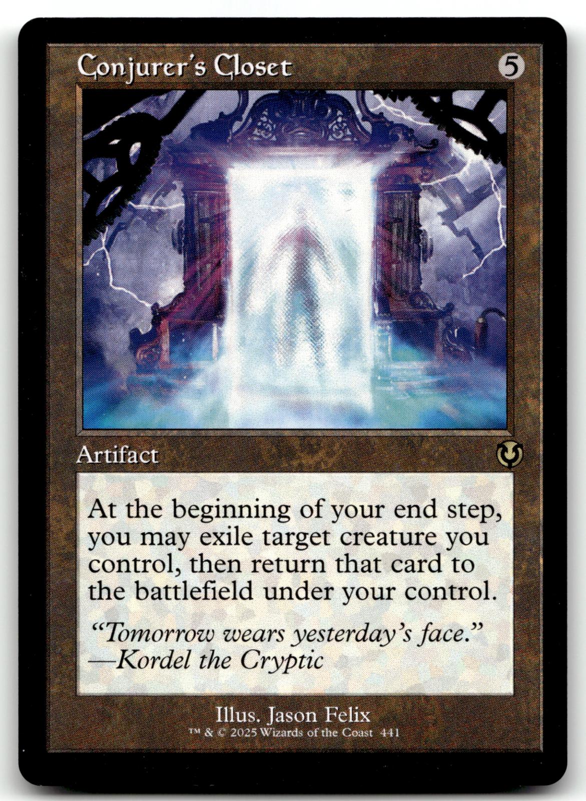 Conjurer's Closet (Retro Frame) 441 Innistrad Remastered Magic: The Gathering NM