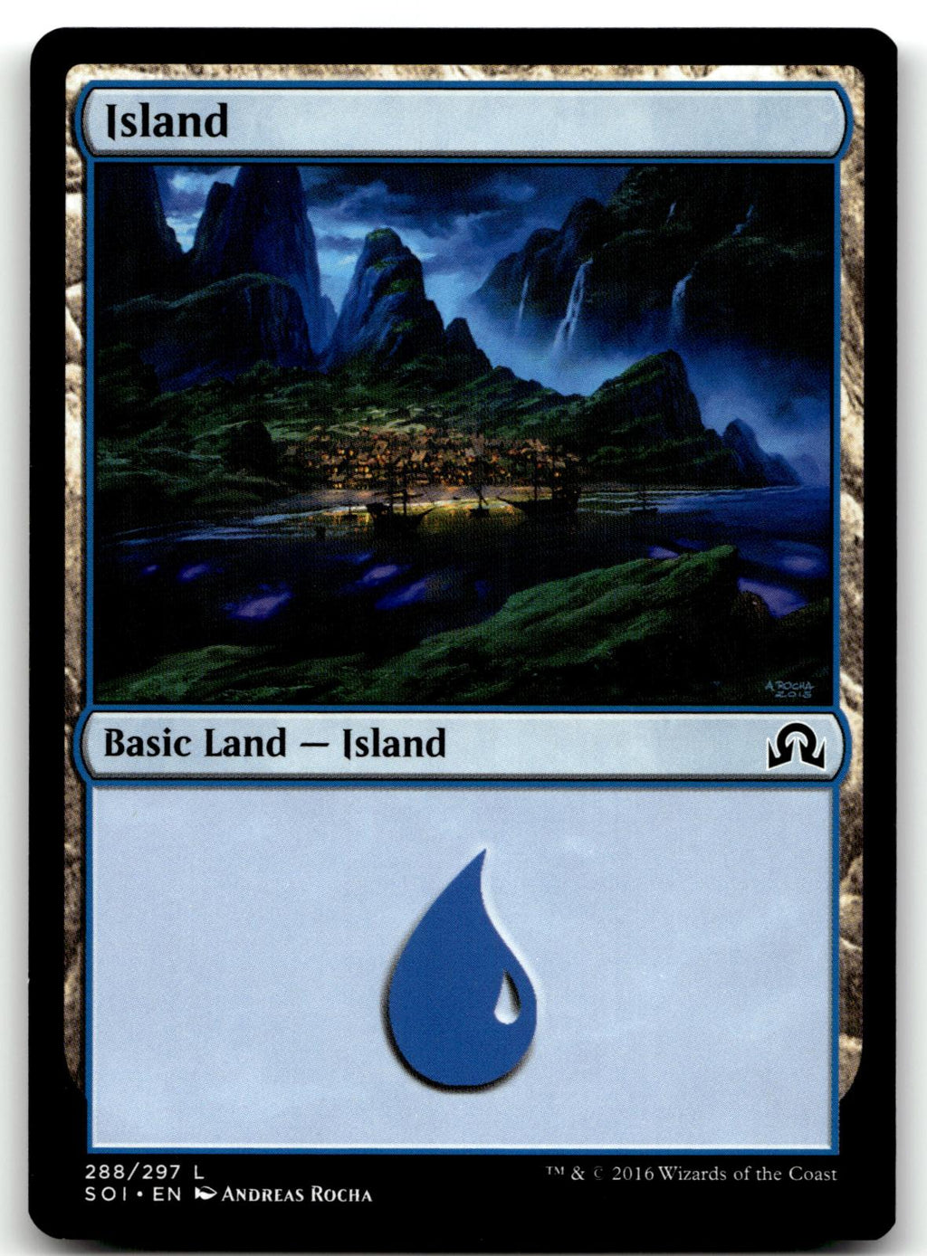 Island (288) 288 Land Shadows over Innistrad Magic: The Gathering Near Mint