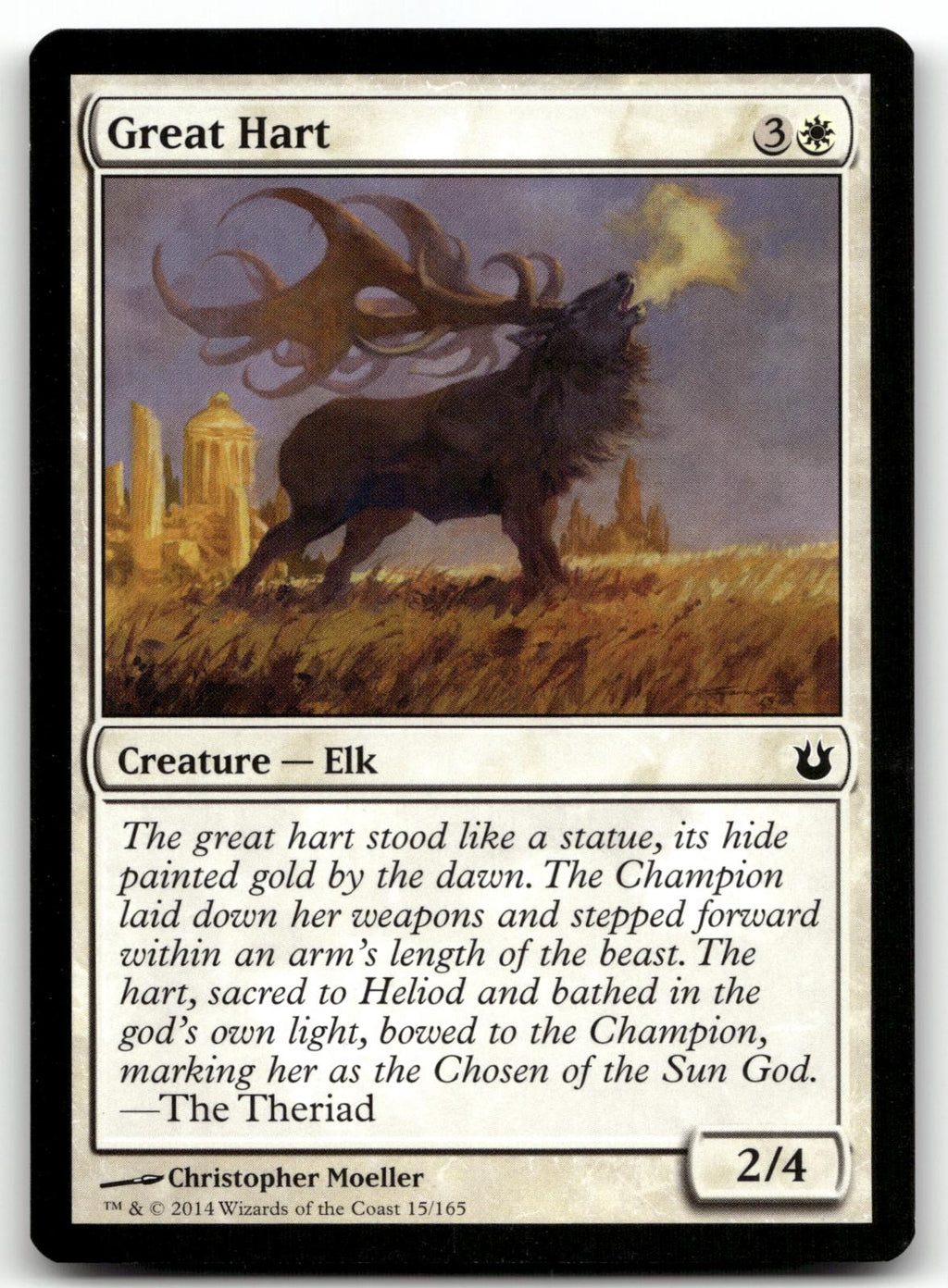 Great Hart 15 Common Born of the Gods Magic: The Gathering Near Mint