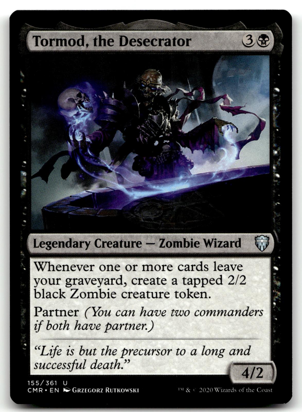 Tormod, the Desecrator 155 Uncommon Commander Legends Magic: The Gathering NM