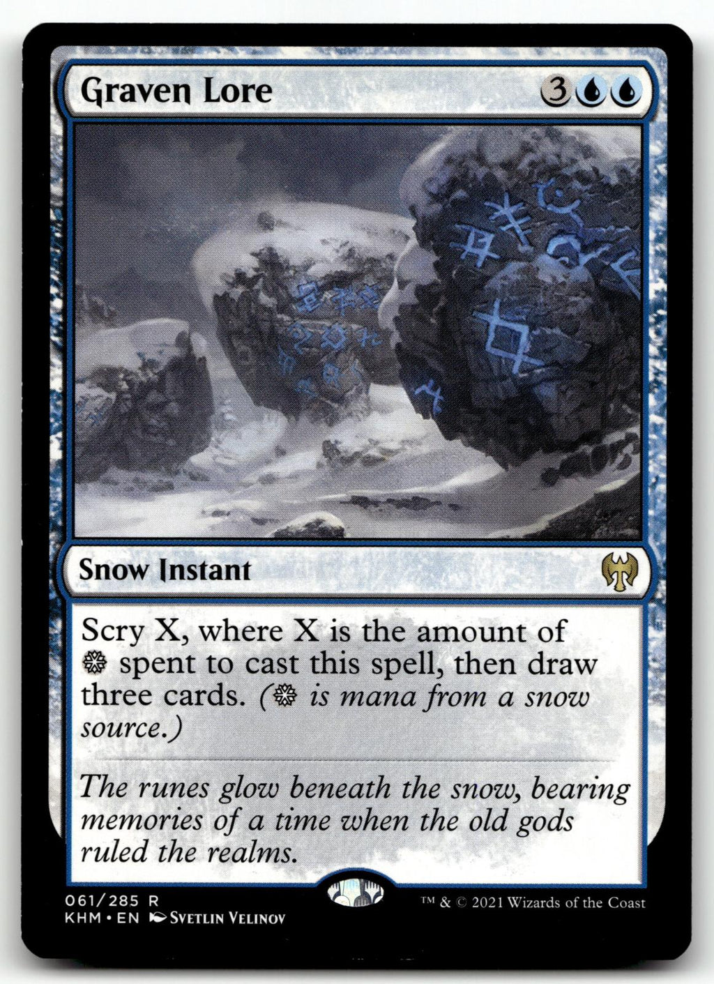Graven Lore 61 Rare Kaldheim Magic: The Gathering Near Mint